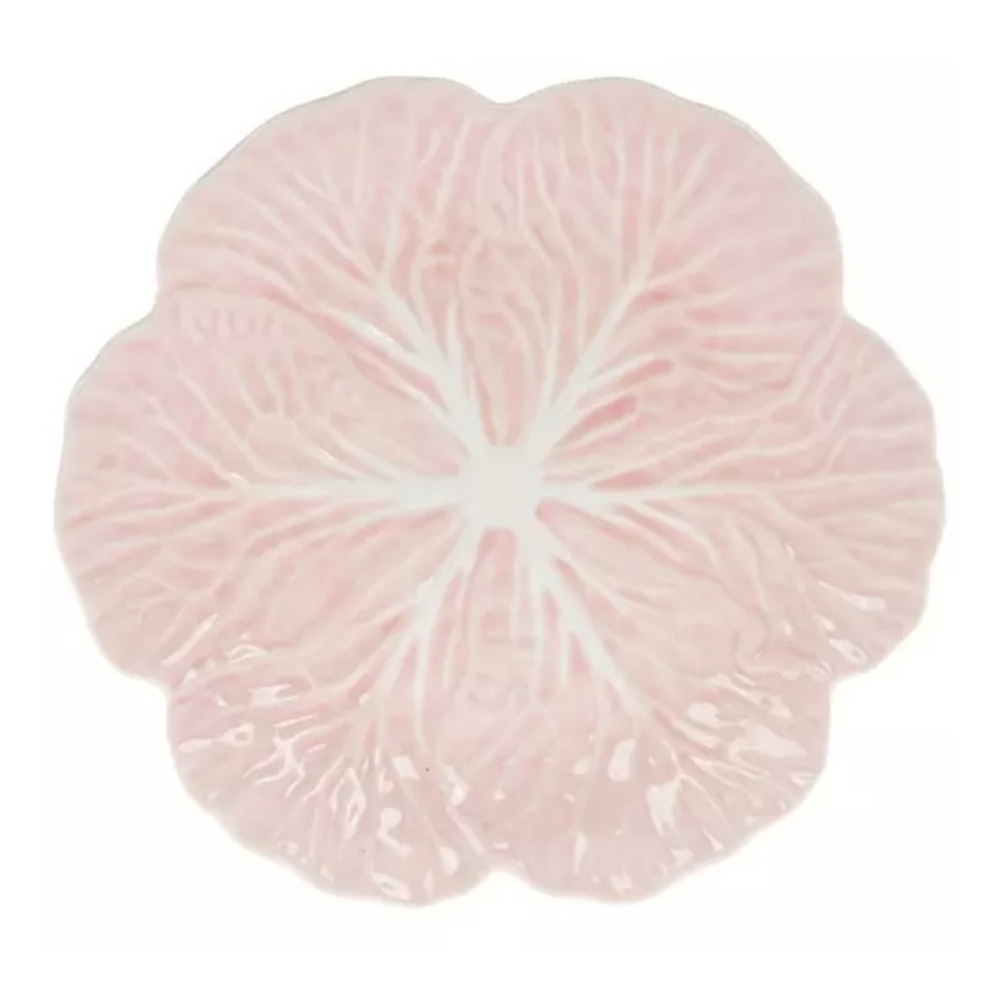 Set Of 4 Pink Cabbage Dinner  Plates